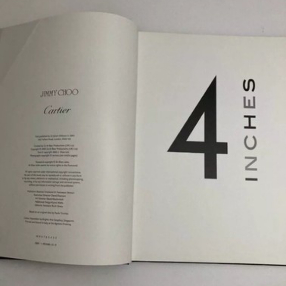 4 Inches by Elton John Hardback Book Cartier Jimmy Choo Free Shipping - Picture 4 of 12